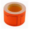 Цінник BUROMAX 50x40мм (150шт 6м) "Ціна" прямокутний зовнішнє намотування помаранчевий (BM.282109-11
