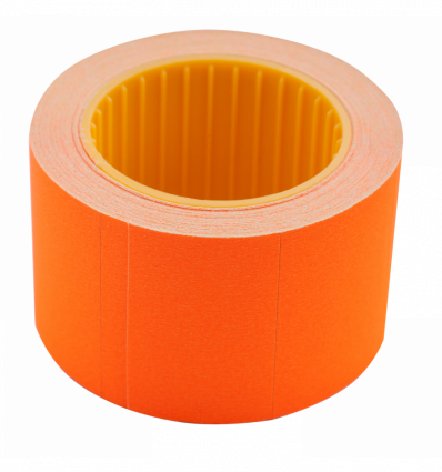 Ценники BUROMAX 35x25мм (240шт 6м) прямоугольные внешняя намотка оранжевые (BM.282105-11)