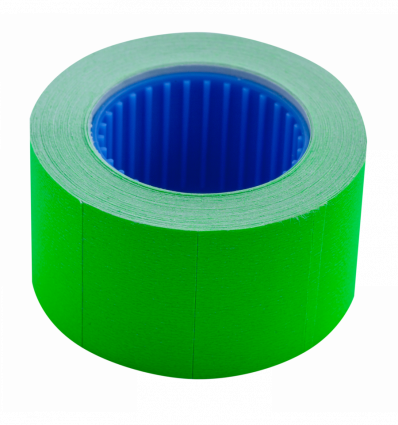 Цінник BUROMAX 26x16мм (375шт 6м) прямокутний зовнішнє намотування зелений (BM.282103-04)