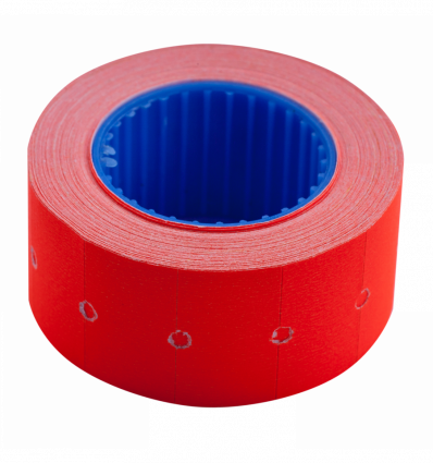 Цінник BUROMAX 22x12мм (500шт 6м) прямокутний зовнішнє намотування червоний (BM.282101-05)