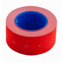 Цінник BUROMAX 22x12мм (500шт 6м) прямокутний зовнішнє намотування червоний (BM.282101-05)