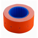 Цінник BUROMAX 22x12мм (500шт 6м) прямокутний зовнішнє намотування помаранчевий