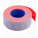 Цінник BUROMAX 22x12мм (1000шт 12м) прямокутний внутрішнє намотування червоний (BM.281101-05)