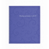 Зошит для нотаток BAROCCO, В5, 80 арк., клітинка, пластикова обкладинка, фіолетовий