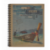 Тетрадь для записей KRAFT, А5, 80 л., клетка, тв. обл. из крафт-картона ( BM.2415 )
