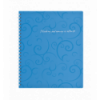 Зошит для нотаток BAROCCO, В5, 80 арк., клітинка, пластикова обкладинка, блакитний