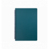 Тетрадь для записей OFFICE, L2U, А5, 96 л., клетка, зеленая, пласт. обложка