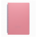 Тетрадь для записей FRESH, L2U, А5, 60 л., нелинов., св.-розовая, пласт.обложка