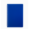 Тетрадь для записей BRIGHT, L2U, А5, 60 л., клетка, синяя, пласт.обл. ( BM.24554155-02 )