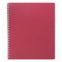 Тетрадь для записей CLASSIC, B5, 80 л., клетка, пласт. обл., красная ( BM.2419-005 )