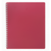 Зошит для нотаток CLASSIC, B5, 80 арк., клітинка, пластикова обкладинка, червоний