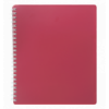 Тетрадь для записей CLASSIC, B5, 80 л., клетка, пласт. обл., красная ( BM.2419-005 )