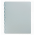 Зошит для нотаток CLASSIC, B5, 80 арк., клітинка, пластикова обкладинка, сірий