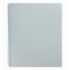 Зошит для нотаток CLASSIC, B5, 80 арк., клітинка, пластикова обкладинка, сірий