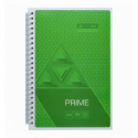 Зошит для нотаток PRIME, А5, 96 арк., клітинка, карт. обкл., салатовий ( BM.24551101-15 )
