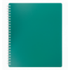 Зошит для нотаток CLASSIC, B5, 80 арк., клітинка, пластикова обкладинка, зелений