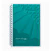Зошит для нотаток PRIME, А5, 96 арк., клітинка, карт. обкл., бірюзовий ( BM.24551101-06 )