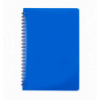 Зошит на пруж. "GLOSS" А5, 80арк.,кл., пластик.обкл., синій ( BM.24552151-02 )