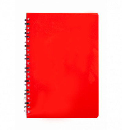 Зошит на пруж. "GLOSS" В5, 80арк.,кл., пластик.обкл., червоний ( BM.24552151-05 )