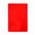 Зошит на пруж. "GLOSS" В5, 80арк.,кл., пластик.обкл., червоний ( BM.24552151-05 )