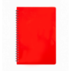 Зошит на пруж. "GLOSS" В5, 80арк.,кл., пластик.обкл., червоний ( BM.24552151-05 )
