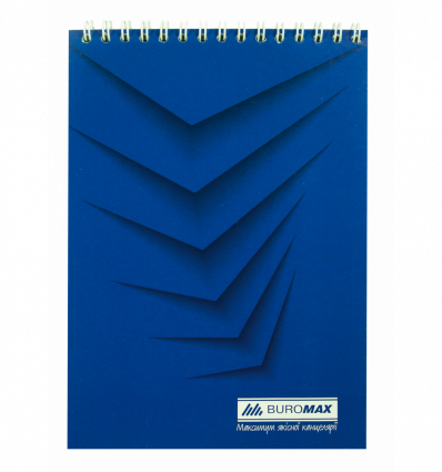 Блокнот на пружині зверху MONOCHROME, JOBMAX, А5, 48 арк., синій ( BM.2474-02 )