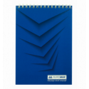 Блокнот на пружине сверху MONOCHROME, JOBMAX, А5, 48 л., синий ( BM.2474-02 )