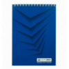 Блокнот на пружине сверху MONOCHROME, JOBMAX, А5, 48 л., синий ( BM.2474-02 )