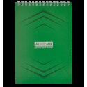 Блокнот на пружині зверху MONOCHROME, JOBMAX, А5, 48 арк., зелений ( BM.2474-04 )