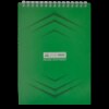 Блокнот на пружині зверху MONOCHROME, JOBMAX, А5, 48 арк., зелений ( BM.2474-04 )