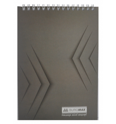Блокнот на пружині зверху MONOCHROME, JOBMAX, А5, 48 арк., сірий ( BM.2474-09 )