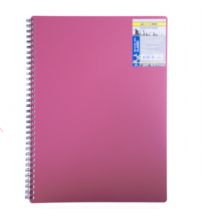 Зошит для нотаток CLASSIC, А6, 80 арк., клітинка, пласт. обкл., червоний ( BM.2589-005 )