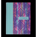 Записна книжка ETHNO, А6, 64 арк., клітинка, тв. обкл., мат. ламінація+лак, бірюзова ( BM.24614104-0