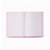 Блокнот FASHION, А-5, 64л., кл., тв. обл., мат. лам.+лак, KIDS Line, розовый