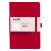 Книга записная Axent Partner 8201-03-A, A5-, 125x195 мм, 96 листов, клетка, твердая обложка, красная