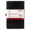 Книга записная Axent Partner 8201-01-A, A5-, 125x195 мм, 96 листов, клетка, твердая обложка, черная