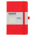 Книга записна Axent Partner 8306-05-A, A5-, 125x195 мм, 96 аркушів, крапка, тверда обкладинка, черво