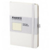 Книга записная Axent Partner 8306-21-A, A5-, 125x195 мм, 96 листов, точка, твердая обложка, белая