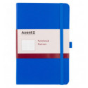 Книга записная Axent Partner 8201-07-A, A5-, 125x195 мм, 96 листов, клетка, твердая обложка, голубая