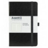 Книга записна Axent Partner 8308-01-A, A5-, 125x195 мм, 96 аркушів, лінія, тверда обкладинка, чорна