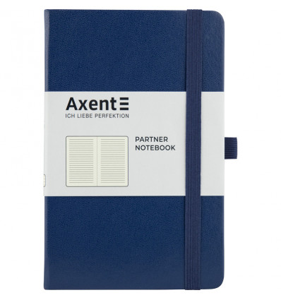 Книга записна Axent Partner 8308-02-A, A5-, 125x195 мм, 96 аркушів, лінія, тверда обкладинка, темно-