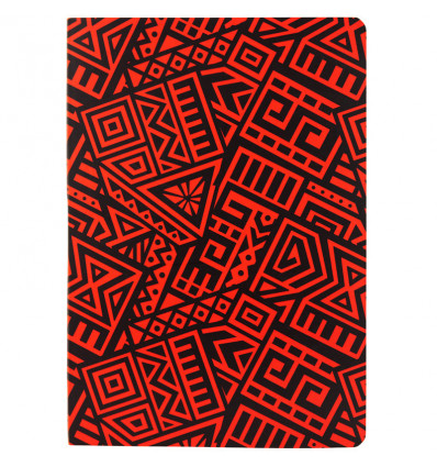 Блокнот двосторонній Axent The Runes 8452-06-A, А5, 128 аркушів, крапка/нелінований, червоний