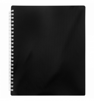 Зошит для нотаток NERO, В5, 96 арк., клітинка, пластикова обкладинка, чорний