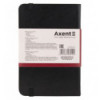 Книга записная Axent Partner 8301-01-A, A6-, 95x140 мм, 96 листов, клетка, твердая обложка, черная
