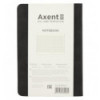 Книга записная Axent Nuba Soft 8604-01-A, A6+, 115x160 мм, 96 листов, клетка, гибкая обложка, чёрная