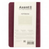 Книга записная Axent Nuba Soft 8604-05-A, A6+, 115x160 мм, 96 листов, клетка, гибкая обложка, бордов