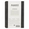 Книга записная Axent Nuba Soft 8604-03-A, A6+, 115x160 мм, 96 листов, клетка, гибкая обложка, серая