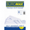 Етикетки BUROMAX BM.2828 70х67,7мм самоклеючі 12шт/л 100л