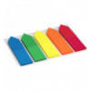 Закладки пластикові Axent 2440-02-A, неонового кольору, стрілки, 5х12х50 мм, 125 штук