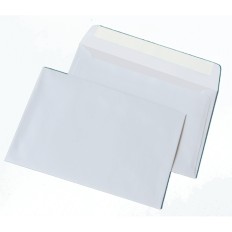 Конверт С5 (162х229мм) білий СКЛ термоупаковка